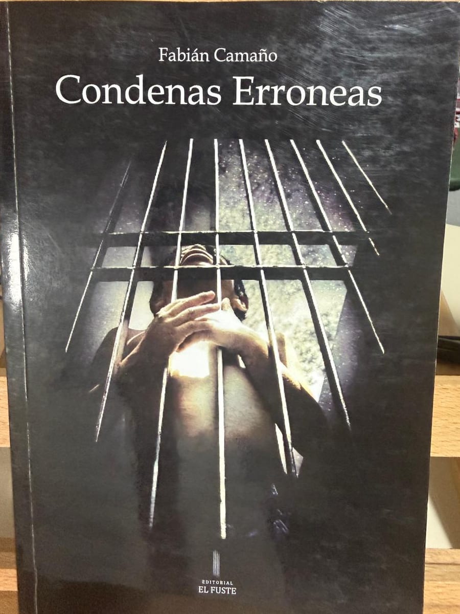 Libro Condenas Erróneas, de Fabián Camaño