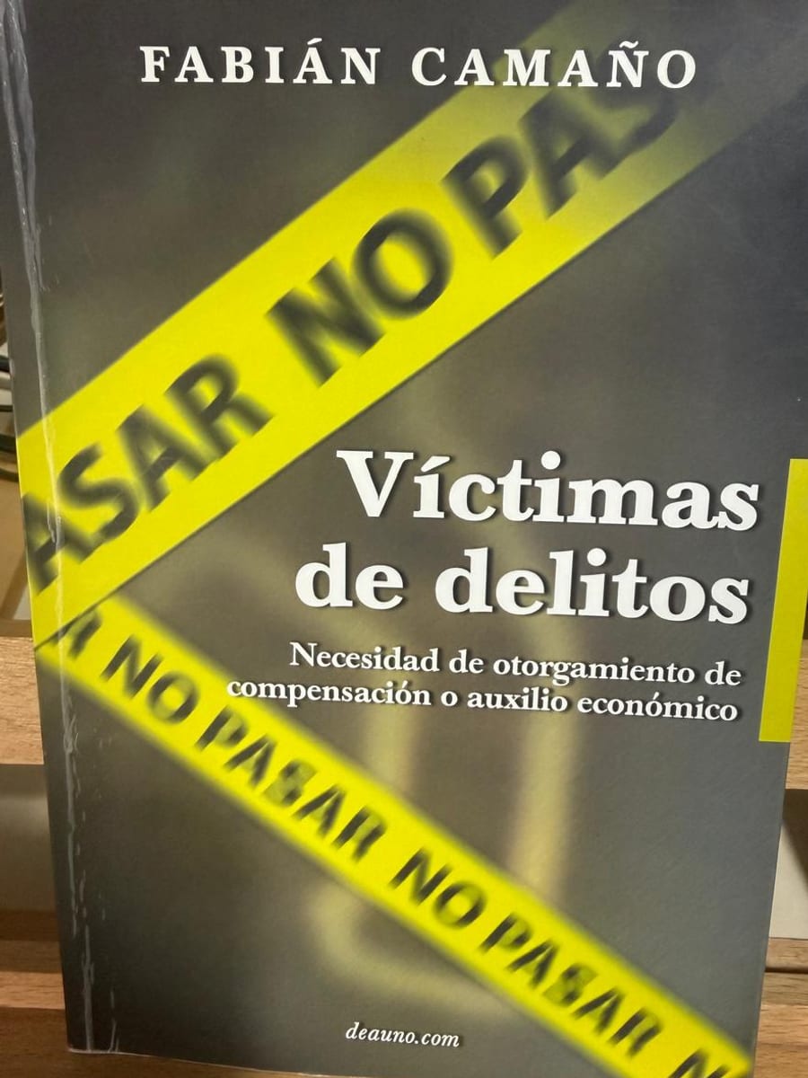 Libro Víctimas de delitos, de Fabián Camaño