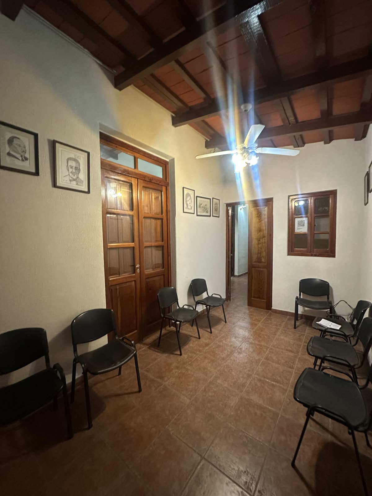 Pasillo del estudio